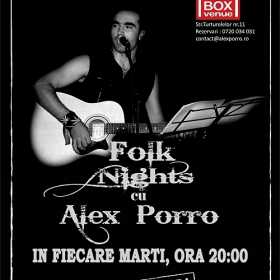 Folk Nights 22 februarie 2011 cu Alex Porro in Jukebox club
