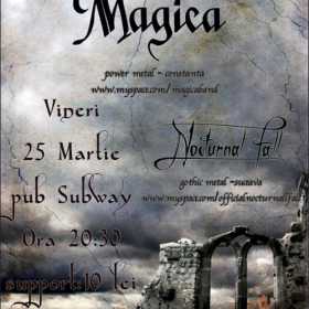 Concert Magica si Nocturnal Fear in Bacau