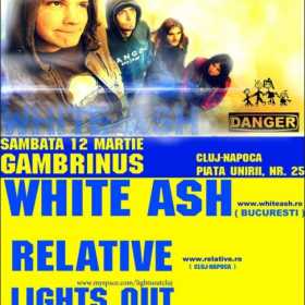 Concert White Ash, Relative si Lights Out in Cluj-Napoca