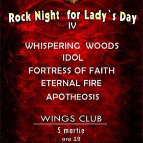 Rock Night for Lady's Day editia a IV-a in Wings Club