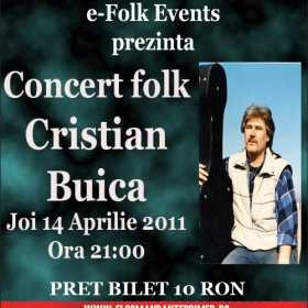 Concert Cristian Buica in club El Primer Comandante