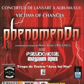 Concert lansare album nou PhenomenOn in Jukebox alaturi de Pseudonoise si Magnum Opus