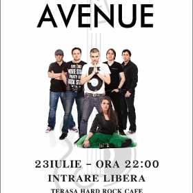 Concert al trupei AVENUE in Hard Rock Cafe din Bucuresti