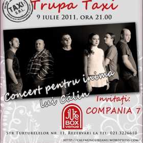 Concert caritabil Taxi in Jukebox Venue