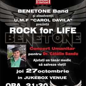 Rock for Life - concert umanitar pentru Dr. Catalin Sandu