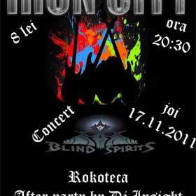 Concert Blind Spirits in club Iron City