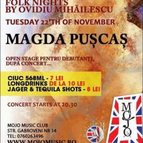 Recital Magda Puscas in Club Mojo