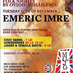 Concert Emeric Imre in Club Mojo