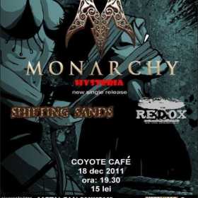 Concert Monarchy, Shifting Sands si Redox in Coyote Cafe din Bucuresti