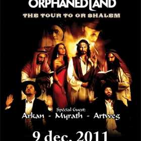 Concert Orphaned Land, Arkan, Myrath si Artweg in club The Silver Church din Bucuresti