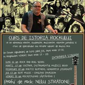 Curs de Istoria Rockului VOLTAGE ROCK SCHOOL in Voltage Bar