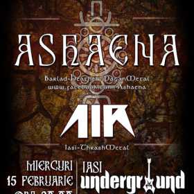 Concert Ashaena si A.I.R. in Undergorund Pub din Iasi