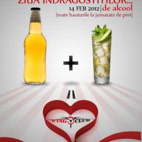 Ziua Indragostitilor de alcool in Wings Club