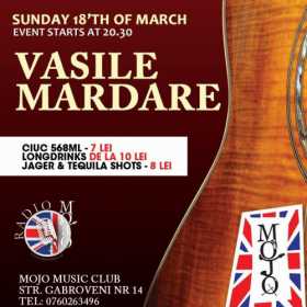 Concert Vasile Mardare in Club Mojo