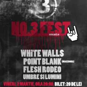 Concert White Walls, Point Blank, Flesh Rodeo si Umbre Si Lumini in club Fabrica