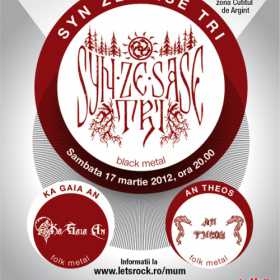 Sambata asta, singurul concert black metal din luna martie - Syn Ze Sase Tri la Bucuresti!