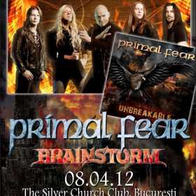 Concert Primal Fear si Brainstorm in club The Silver Church