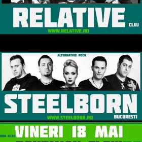 Concert Relative si Steelborn in Bohemian Flow Art&Pub din Sibiu