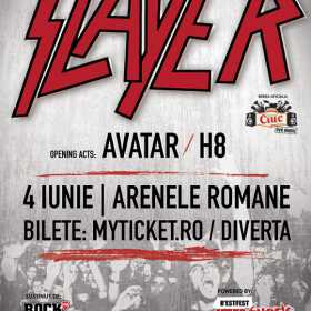 Concert Slayer la Arenele Romane – detalii program si acces