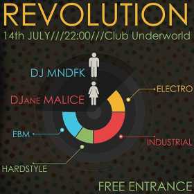Tanz Die Revolution Party in Club Underworld