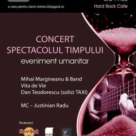 Concert caritabil cu Mihai Margineanu Band, Vita de Vie si Dan Teodorescu la Hard Rock Cafe