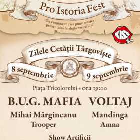 Trooper si Voltaj la Pro Istoria Fest (Targoviste)