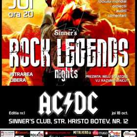 AC/DC la Rock Legends Nights in Sinner's Club