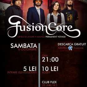 Concert FusionCore in Club Flex din Arad
