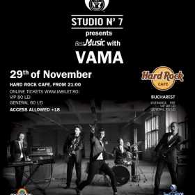 Concert Vama in Hard Rock Cafe din Bucuresti