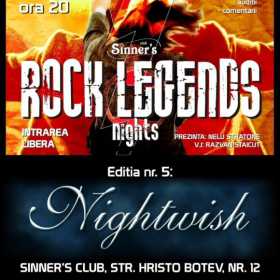 Nightwish la Rock Legends Nights in Sinner's Club