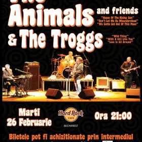 Legendarii The Animals & The Troggs impreuna pe aceeasi scena la Bucuresti