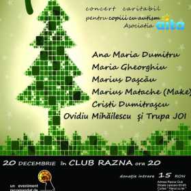 Folk in dar pentru copiii cu autism in club Razna