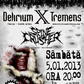 Concert Delirium X Tremens si Spinecrusher in club Private Hell