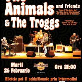 Concert The Animals si The Troggs la Hard Rock Cafe din Bucuresti