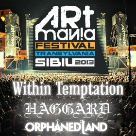 Within Temptation este primul headliner anuntat pentru ARTmania Festival 2013