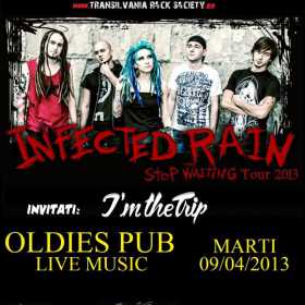 Concert I'm The Trip si Infected Rain in Oldies Pub-Live Music