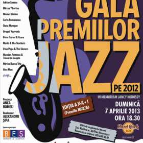 Gala premiilor de Jazz 2012 - Premiile Muzza, in Hard Rock Cafe