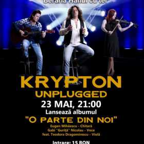 Krypton Unplugged lanseaza O parte din noi la Beraria Hanul cu tei