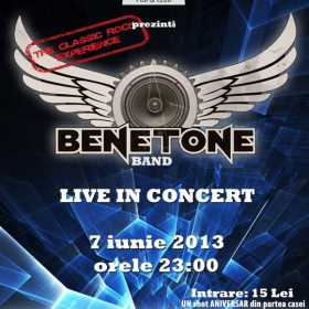 Concert BENETONE Band - The Classic Rock Experience in Spice Club