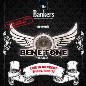 Concert Benetone Band in The Bankers, 11 iunie 2013