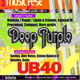 Concert Deep Purple si UB 40 la Cluj Arena Music Fest