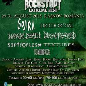 Au ramas doar 10 zile de pre-sale pentru Rockstadt Extreme Fest