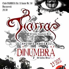 Concert Tiarra si Dinumbra in club Fabrica din Bucuresti