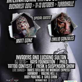 International Tattoo Convention Bucharest 2013 in Centrul Cultural de Evenimente Turbohalle