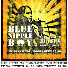 Concert Blue Nipple Boy si Julius DJ Set in Panic! Club din Bucuresti