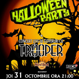 Halloween Party cu Trooper la Hard Rock Cafe