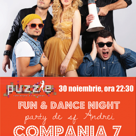 Concert Compania 7 in Puzzle Club din Bucuresti