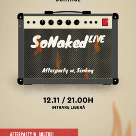Concert SoNaked si afterparty w. Sinboy & BRUTUS in Club Control