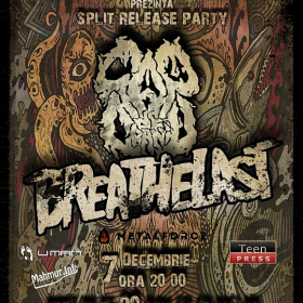 Concert lansare Cap de Craniu, Breathelast - “Split It Out” in Club Fabrica