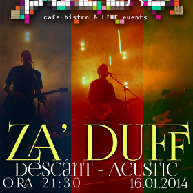 Concert acustic Za' Duff in Puzzle Club